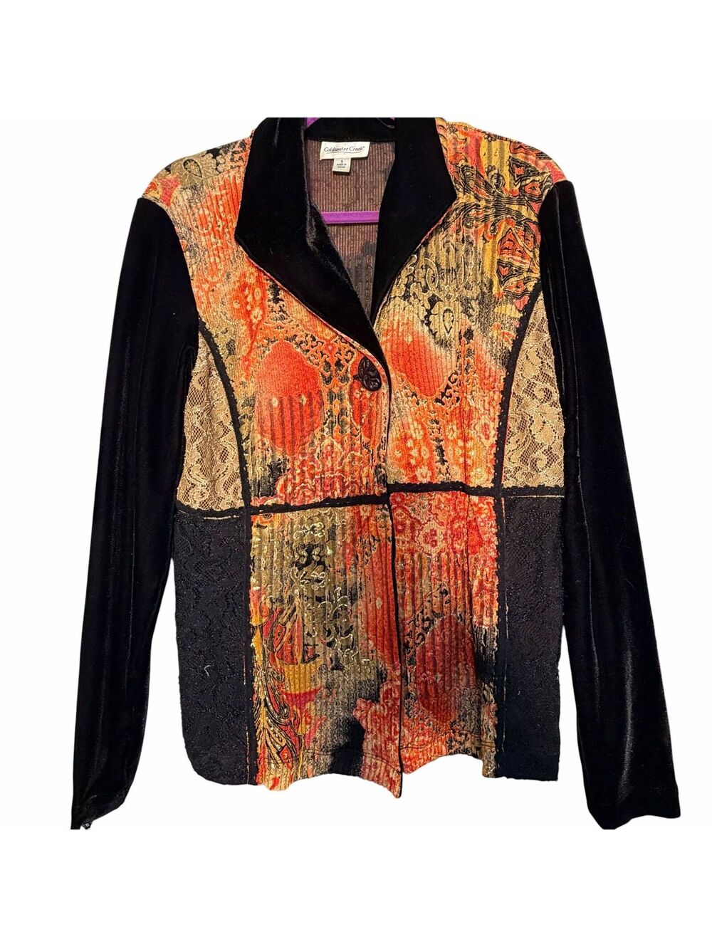 Coldwater Creek women’s patchwork cardigan ptp 20